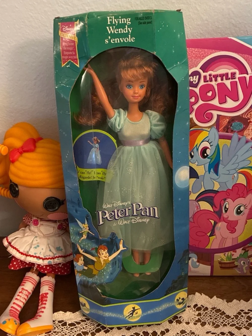 Disney Wendy Flying Doll in Mint Green Dress